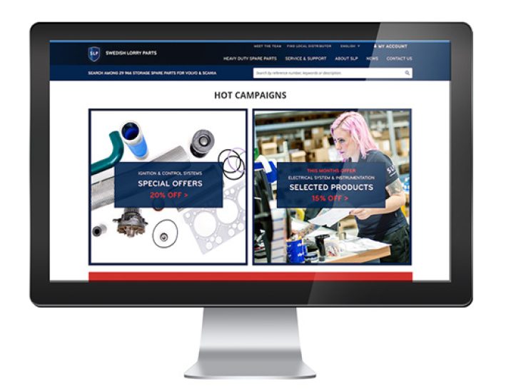 Swedish Lorry Parts ökar försäljningen online